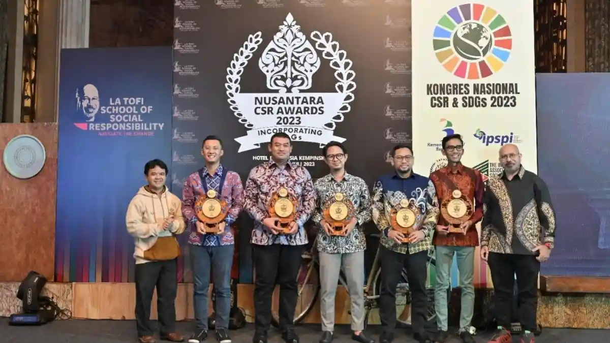 PLN Suluttenggo Raih Penghargaan Nusantara CSR Awards 2023