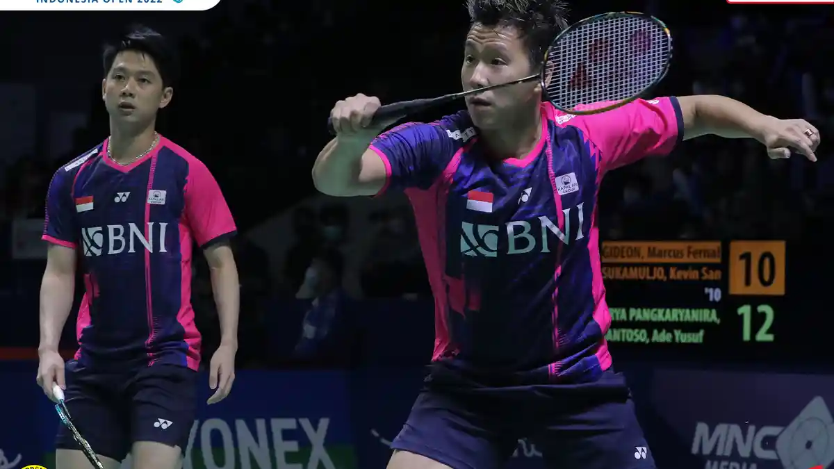 JADWAL Indonesia Open 2022 Hari Ini Live MNC TV, Perang Saudara Fajar/Rian vs Bagas/Fikri