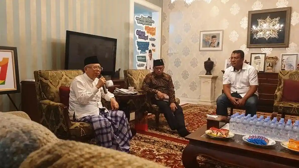 Unggul dalam Survei LSI, Begini Respons Ma'ruf Amin