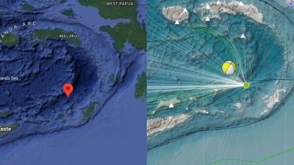 Gempa Bumi di Tanimbar 6,8 M Ikut Mengguncang Papua Barat Hingga Manokwari
