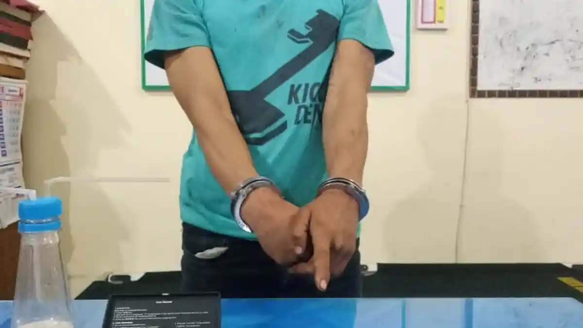 Seorang Pria Tanah Datar Diamankan di Rumah Mertuanya, Polisi Amankan 19 Paket Diduga Sabu