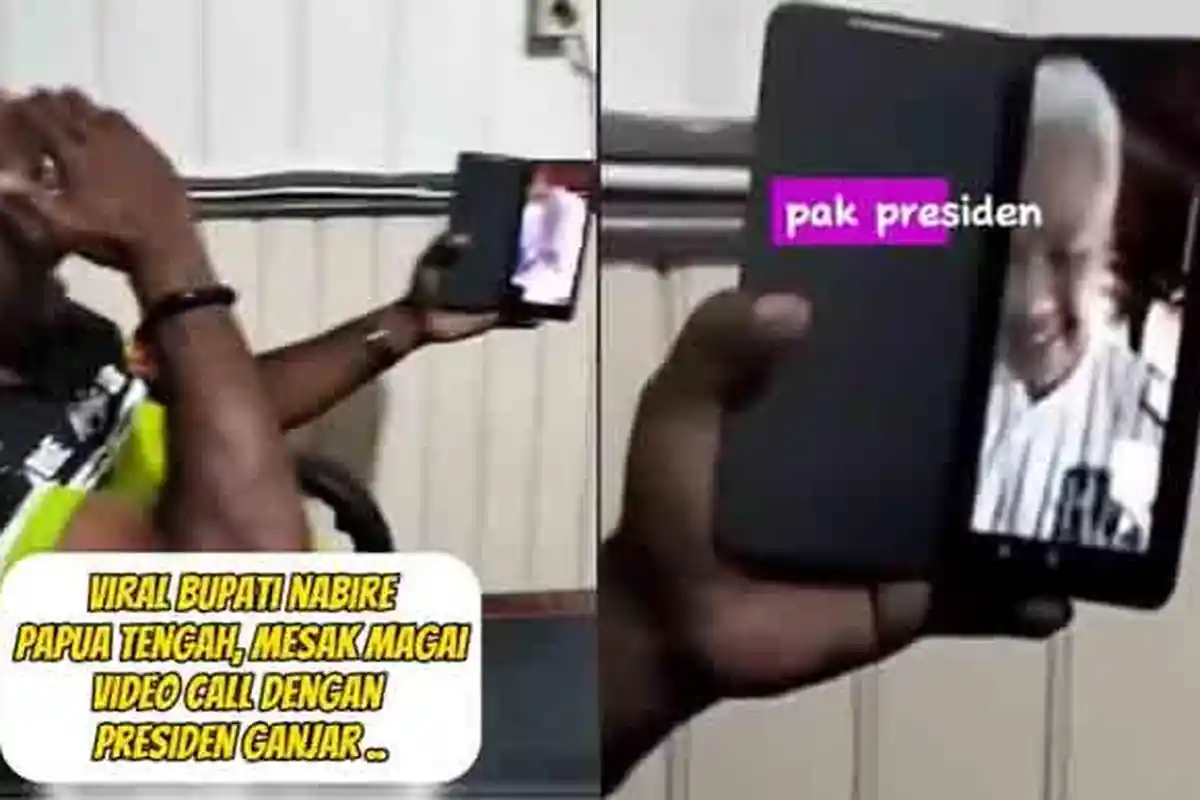 VIRAL, Bupati Nabire Videocall dengan Ganjar Pranowo: Ini yang Dibahas!