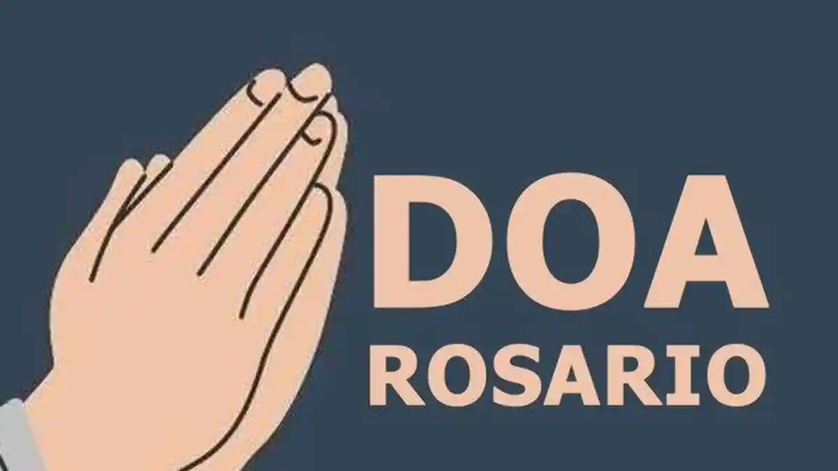 Doa Rosario Hari Minggu 3 Mei 2026, Lengkap Susunan Peristiwa Mulia