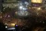 Bundaran HI Diserbu Pengunjung