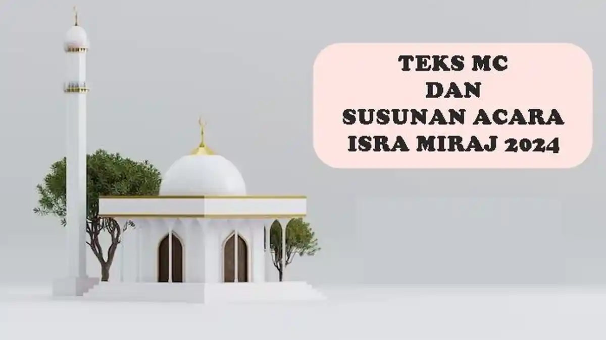 2 Contoh Teks MC dan Susunan Acara Isra' Miraj 2024 dalam Bahasa Jawa, Khidmat dan Mudah Dipahami