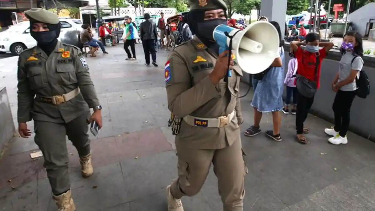 Satpol PP Kota Bandung Sudah Kumpulkan Rp 7 juta, Duit Denda dari Pelanggar Protokol Kesehatan