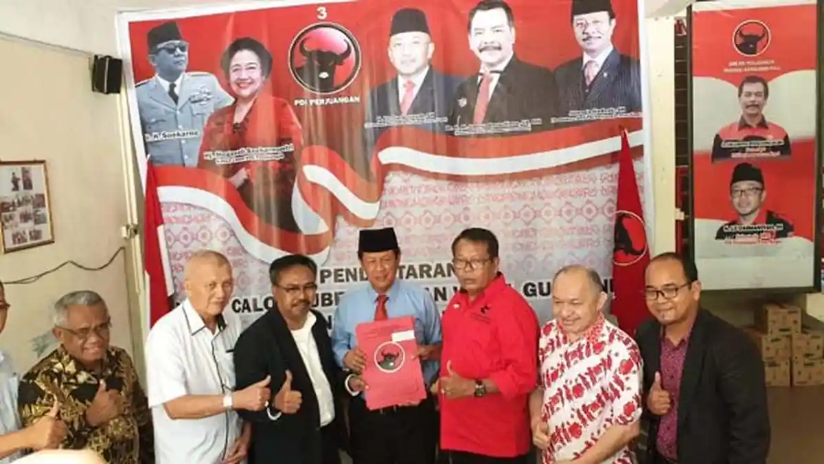 Ikut Pilgub Kepri 2020, Isdianto Ambil Dua Formulir