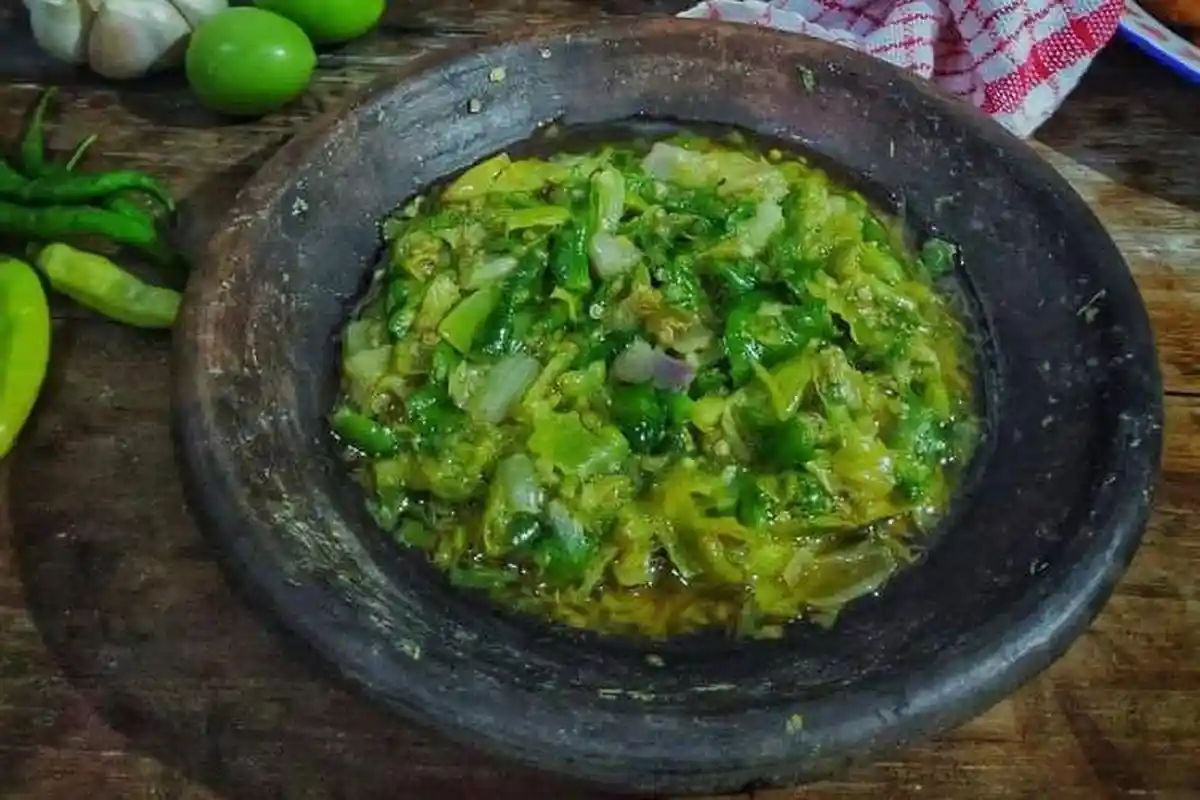 Pecinta Sambel Wajib Merapat, Berikut Resep Sambel Hejo Khas Cianjur Dijamin Bikin Ketagihan