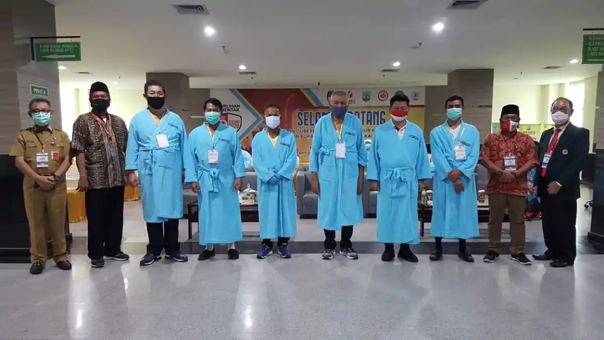 Tiga Bapaslon Gubernur Kaltara Sebelum Tes Kesehatan Terlebih Dahulu Puasa