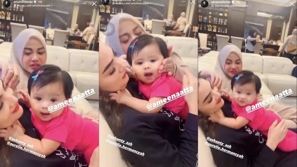 Tingkah Aurel Hermansyah Kala Bertemu Ashanty, Atta Halilintar Bereaksi Ini pada Ameena