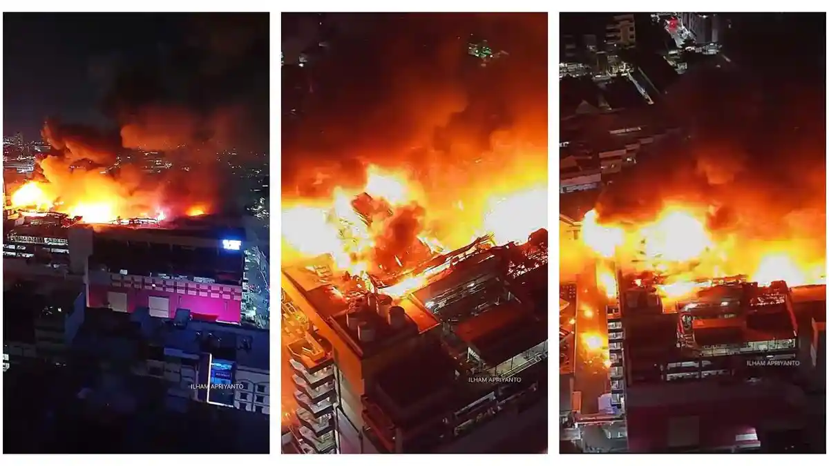 Damkar Berhasil Evakuasi Korban yang Terjebak  Kebakaran Glodok Plaza, Api Merambat Hingga Lantai 9