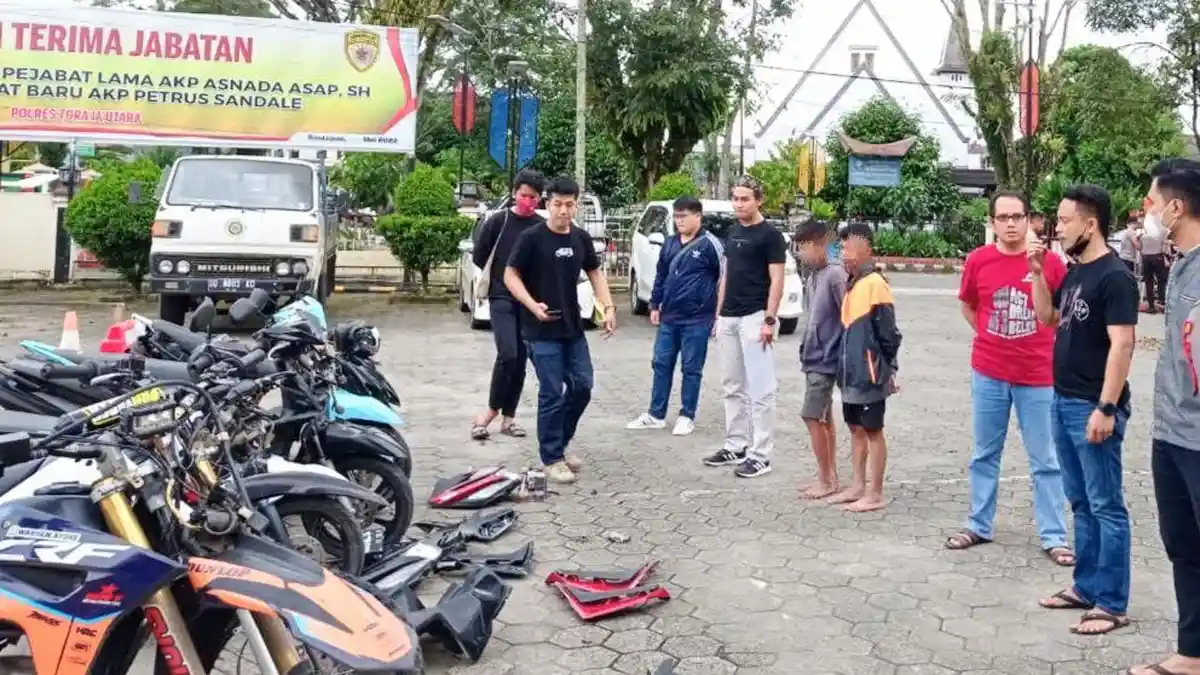 Lima Pelajar Masih Dibawah Umur Curi Motor Belajar dari YouTube, 6 Motor Dibawa Kabur