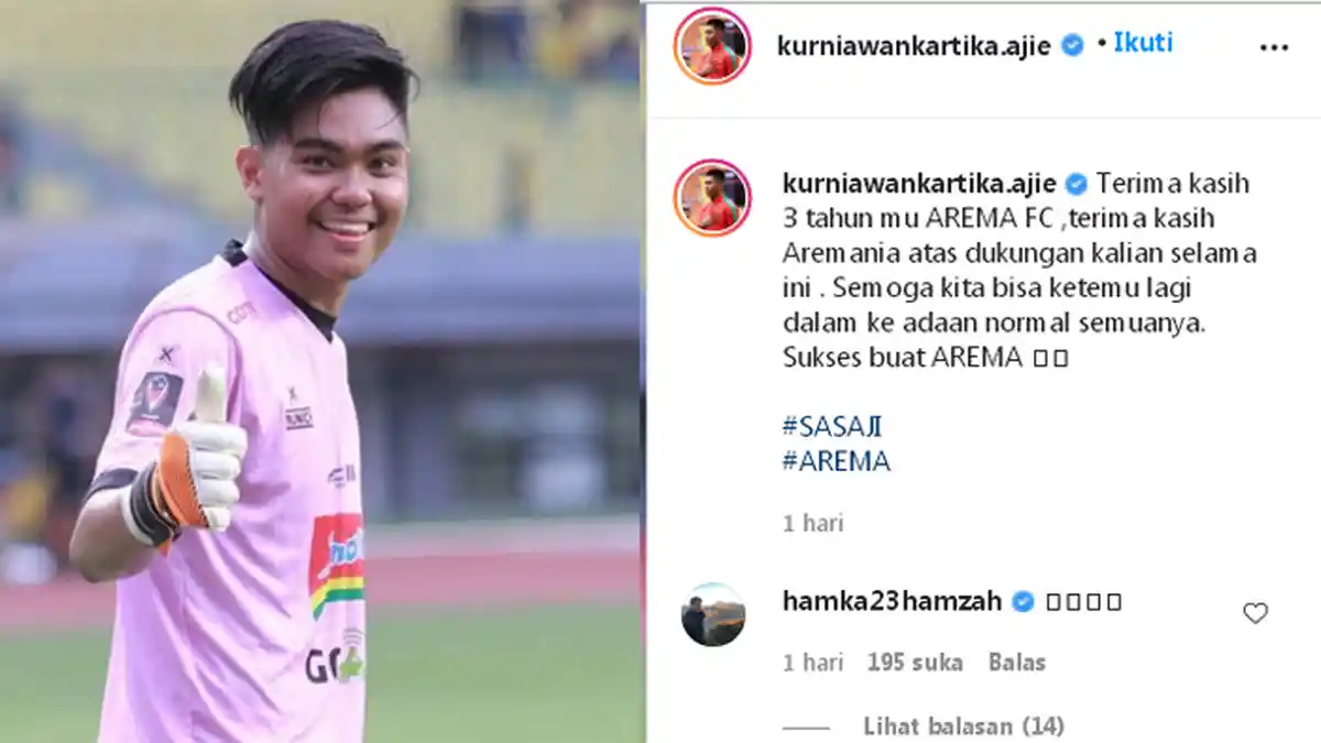 Baru Saja Pamit Pergi, Kartika Ajie Kembali ke Arema FC