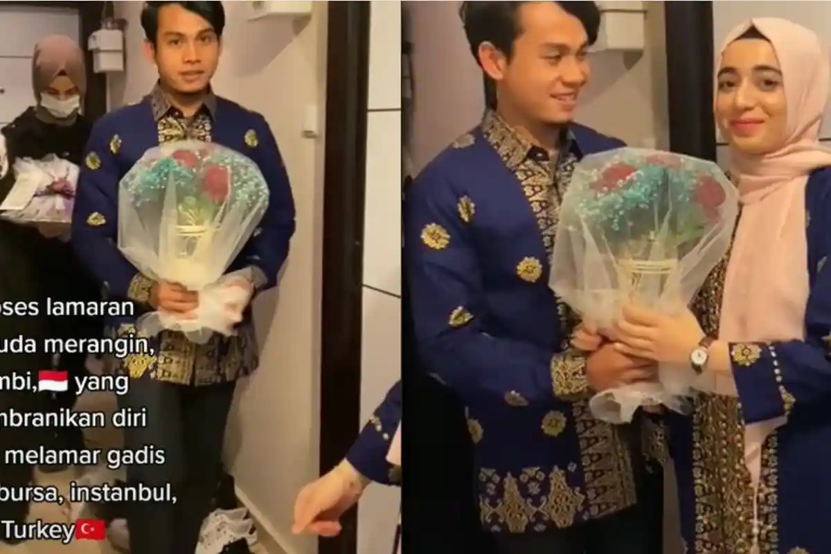 Viral Warga Jambi Nekat Melamar Gadis Turki, Netizen Heboh: Alhamdulillah Cowok Indo Ni Bos!