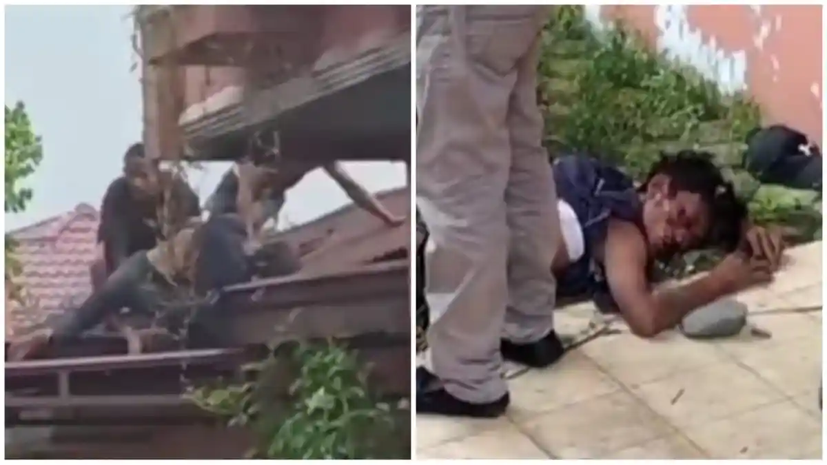 Nasib Buruk Pelaku Jambret, Lari ke Atap Rumah Warga, Tertangkap dan Berakhir Seperti Ini