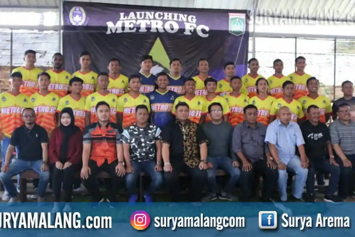Hadapi Kompetisi Liga 3 Nasional, Persekam Metro FC Malang Resmi Launching Tim