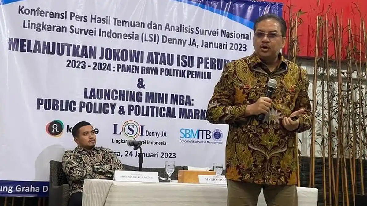Beri Pemahaman Soal Perilaku Pemilih, LSI Denny JA Buka Kelas Mini MBA