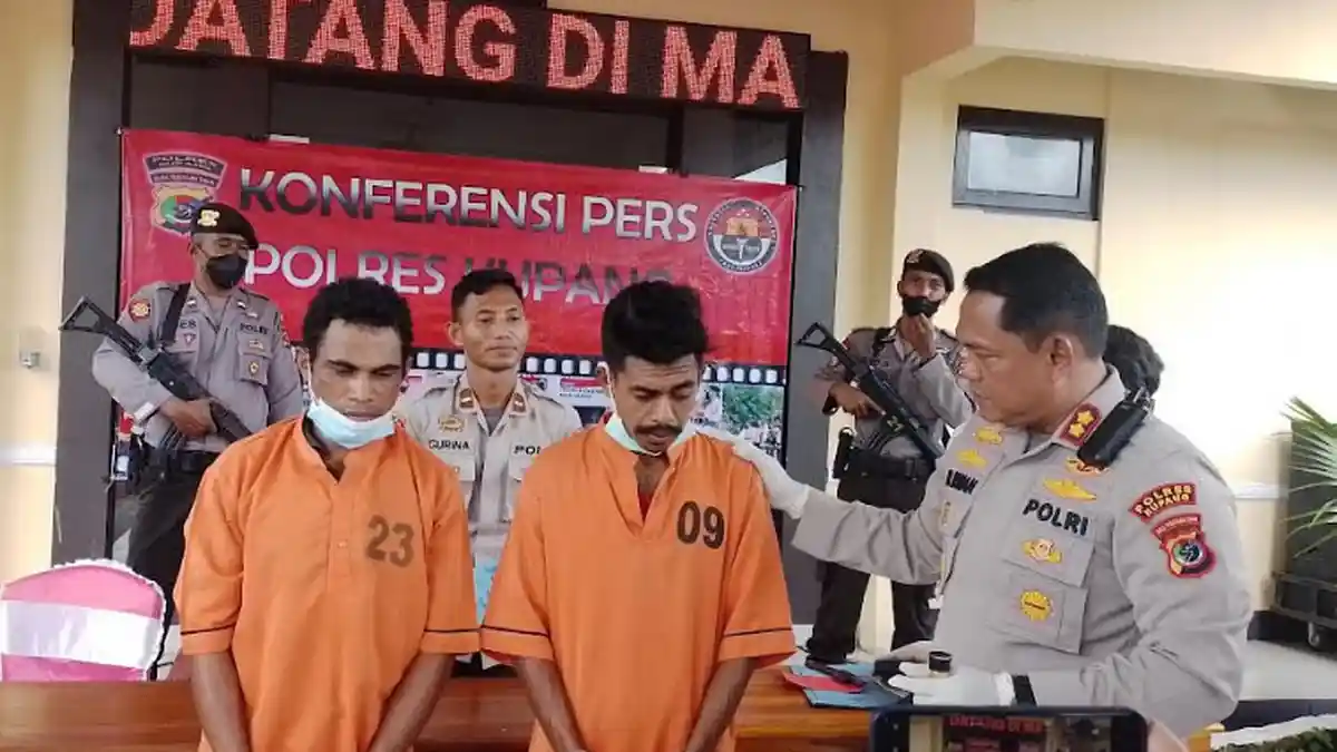 Buron Hampir Setahun Buser Polres Kupang Berhasil Bekuk Dua Oknum Pelaku Rudapaksa 