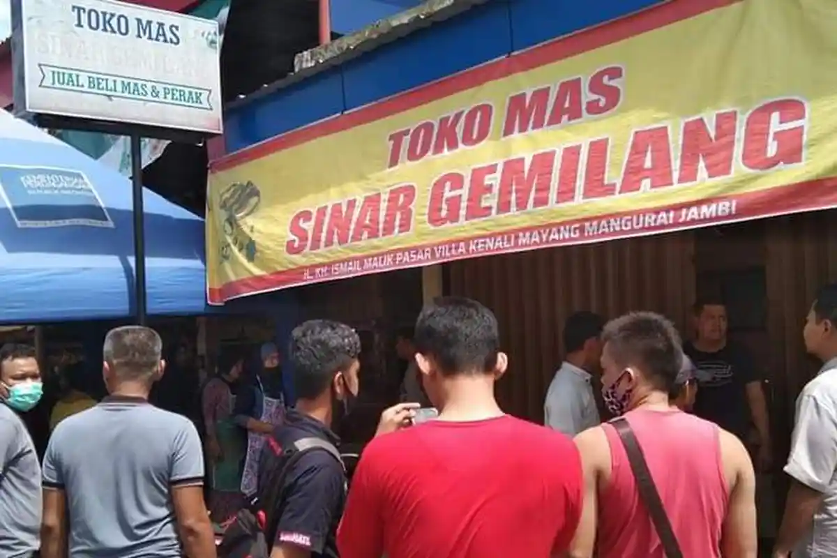 Perampokan Toko Emas di Jambi, Pemilik Toko 'Diberondong' Sepuluh Tembakan, 2 Kg Emas Raib