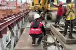 Jembatan Bailey Kutablang Ditutup 3 jam, Empat Keping Lantai Patah Usai Dilintasi Truk Overload