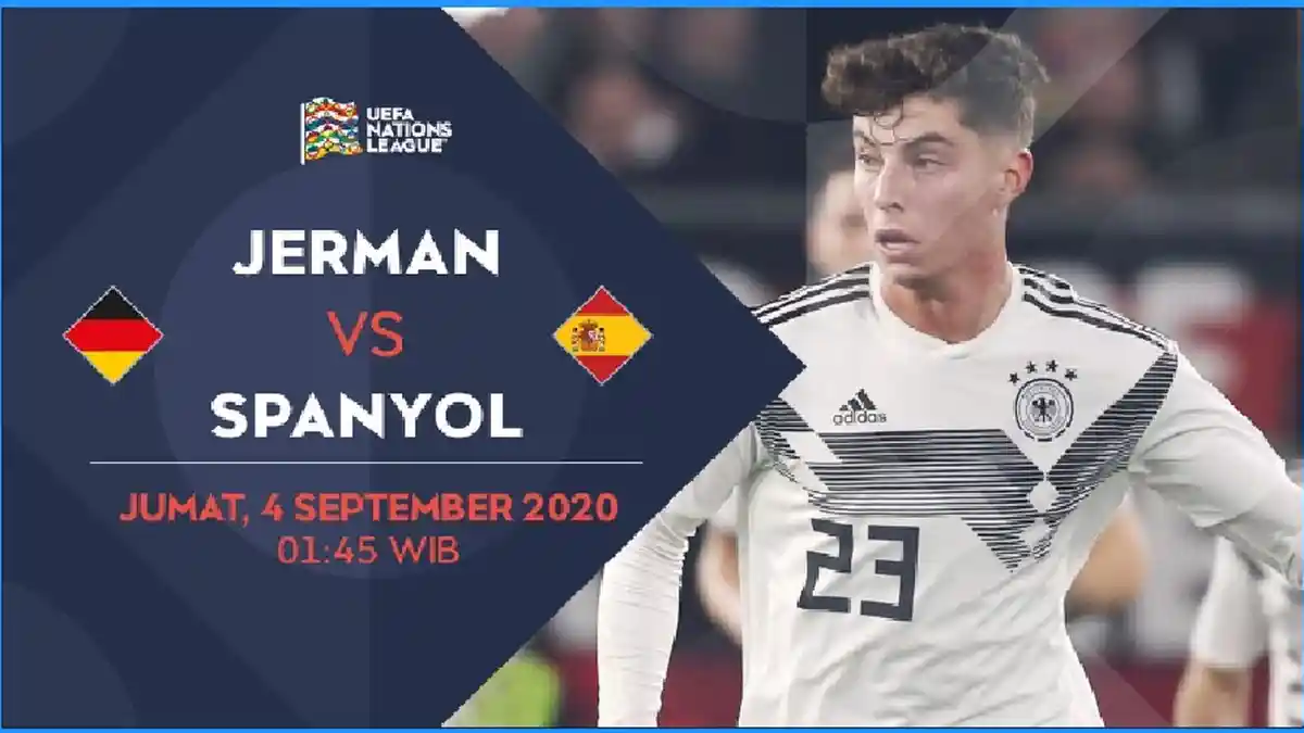 LINK Live Streaming Mola TV Jerman vs Spanyol di UEFA Nations League 2020 Malam Ini