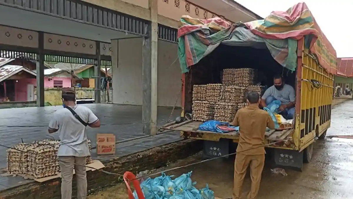 Telur Mahal, Disdagkop Aceh Timur Gelar Pasar Murah