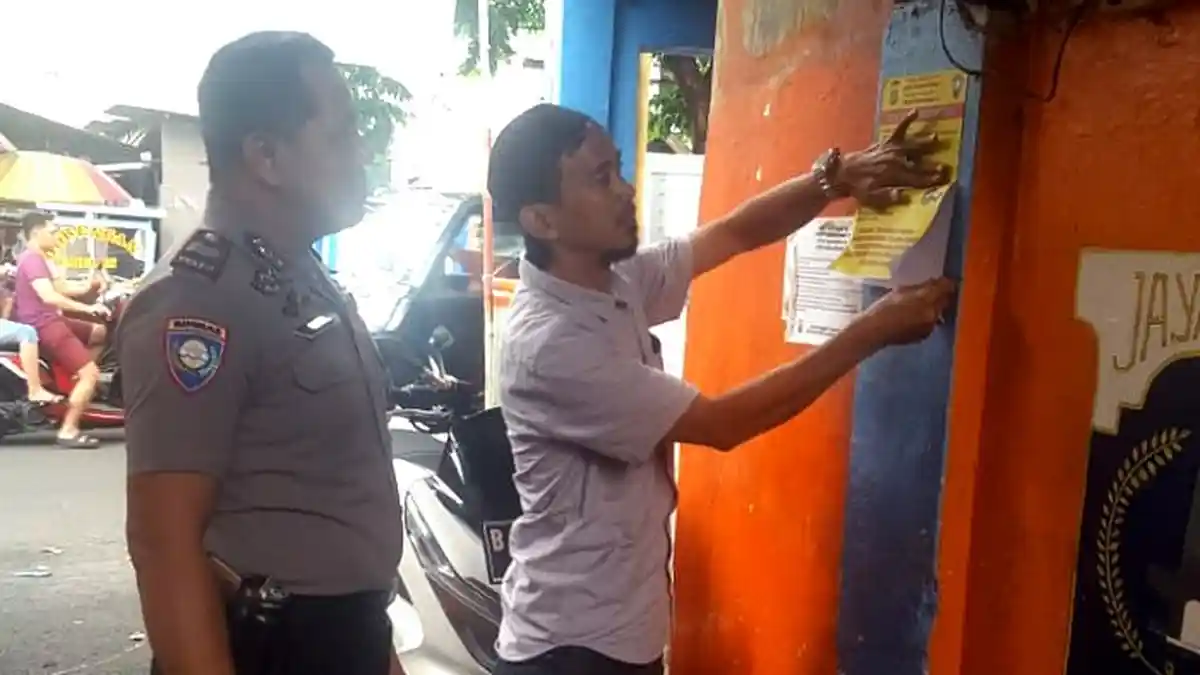 Cegah Tawuran, Polsek Tambora Sebar Nomor Hotline