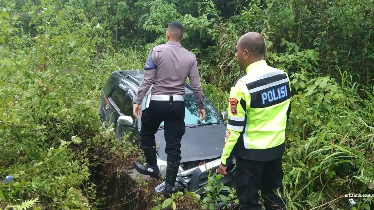 Ini Hasil Olah TKP di Lokasi Kecelakaan Rombongan Pj Gubernur PBD
