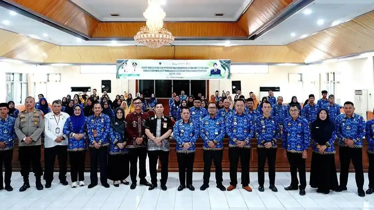 Sekda Batang Hari Jambi Pimpin Rakor Percepatan Penurunan Stunting 2025