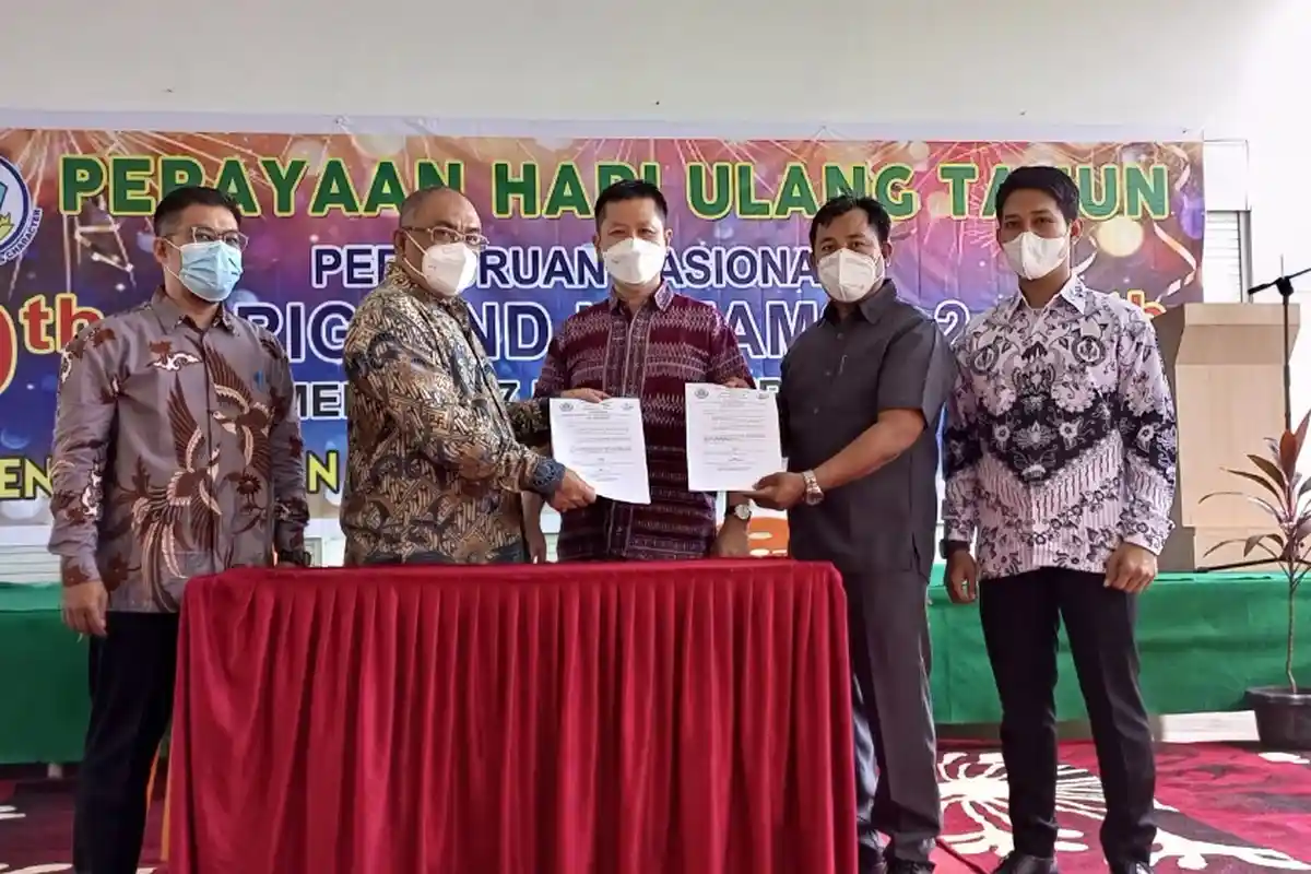 SMK Brigjend Katamso 2 Medan Lakukan Kerja Sama dengan  Universitas MTU