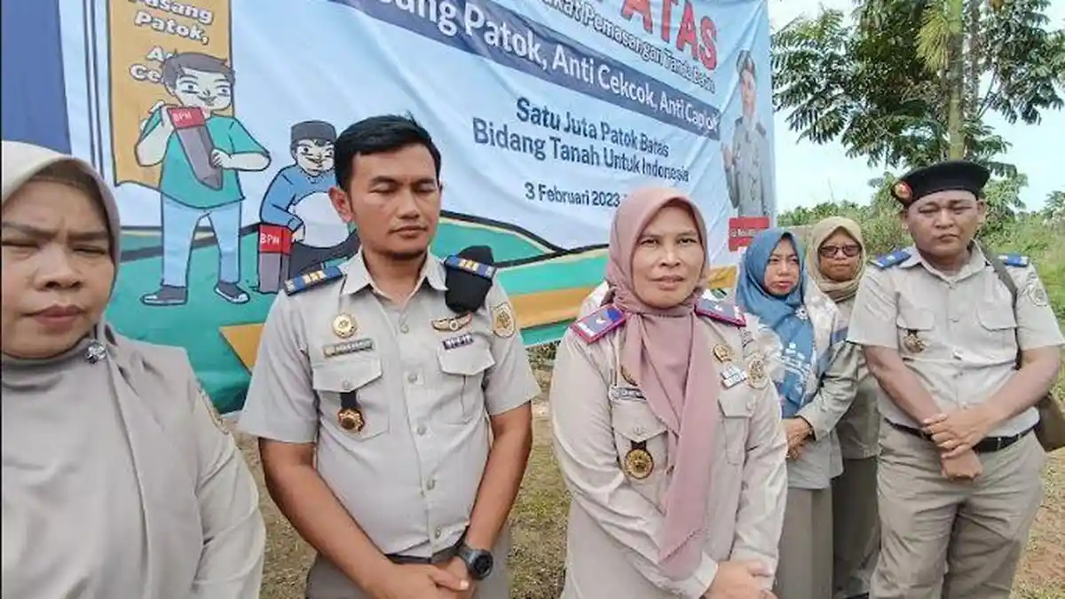 Gemapatas di Tanjabtim Berjumlah 1500 Patok di 5 Desa