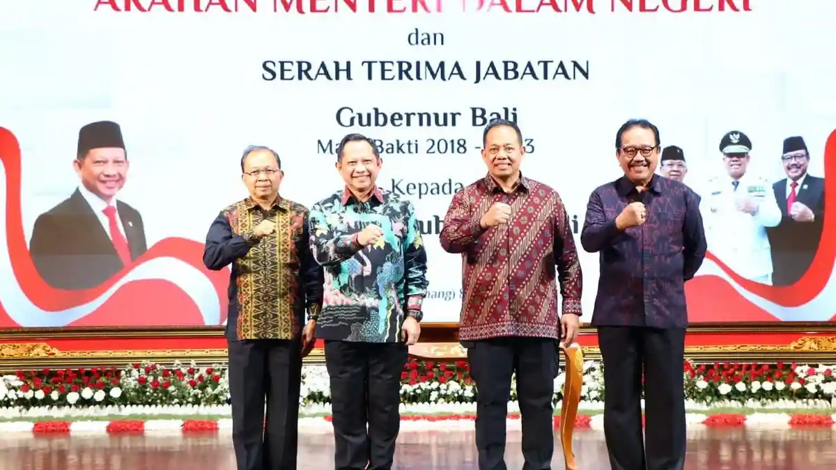 Acara Serah Terima Jabatan Gubernur Bali, Wayan Koster kepada PJ Gubernur Bali