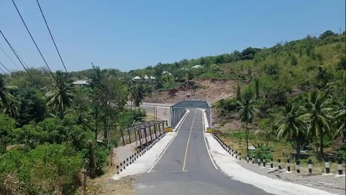 FOTO-FOTO: Wajah Jembatan Uabanga Senilai Rp 33 Miliar di Pesisir Bone Bolango Gorontalo
