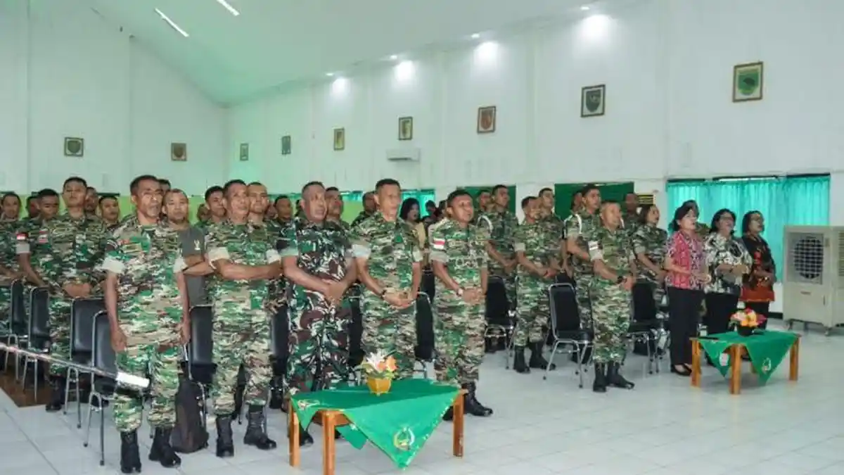 Sambut HUT ke-63, Korem 161/Wira Sakti Kupang Gelar Doa Bersama