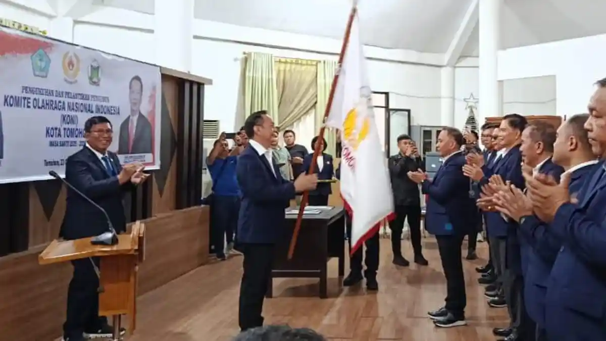 Caroll Senduk Sah Nahkodai KONI Kota Tomohon, Ini Pesan Ketum Jerry Waleleng