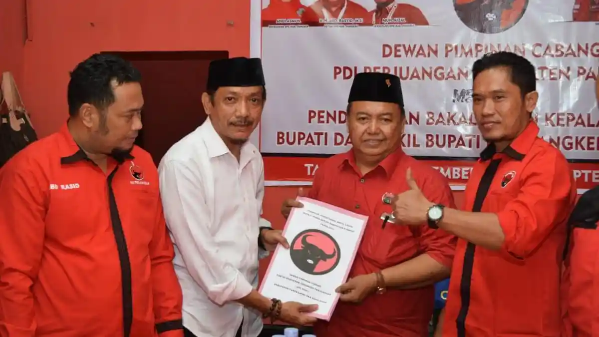 Rahman Assegaf Daftar di PDIP Pangkep, Ini Janjinya Jika Terpilih
