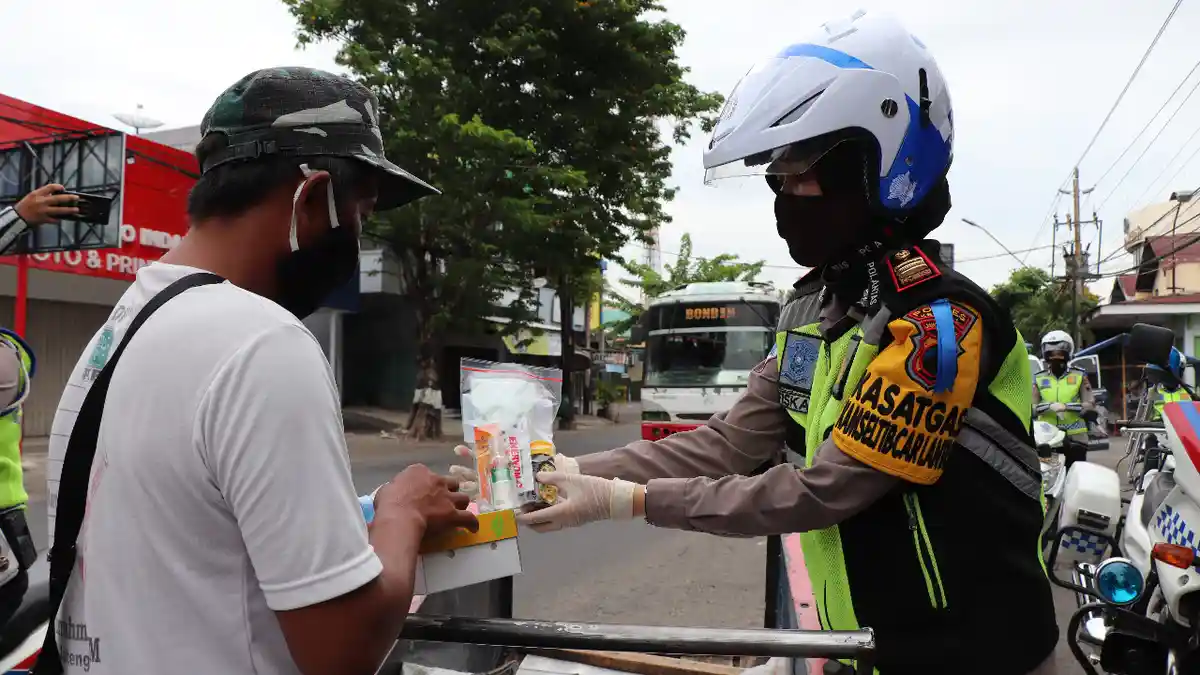 Operasi Zebra Candi 2020 Polres Kendal Justru Razia Orang Lapar