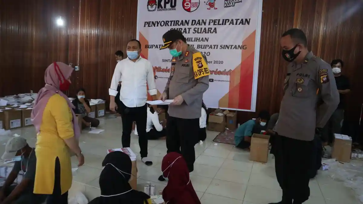 Berikut Kesiapan Polres Sintang dalam Pengamanan Pilkada 2020