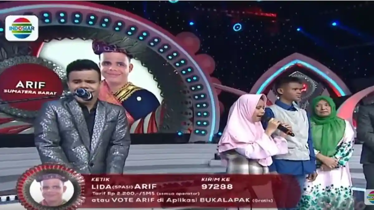 VIDEO: Arif dan Keluarga Nyanyi Bareng di Panggung LIDA, Dewan Dangdut Sampai Nangis