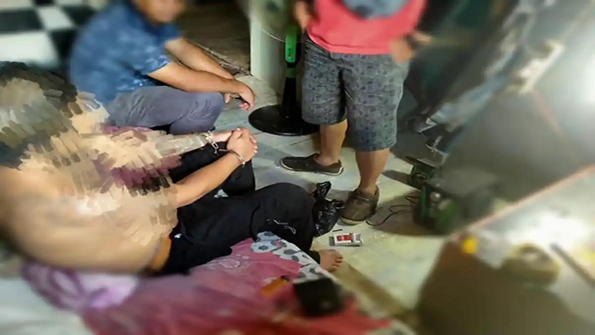 Sat Narkoba Polres Landak Grebek Rumah Pengedar Sabu-sabu di Pahauman