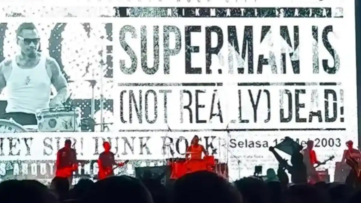 Superman Is Dead Gelar Konser 30 Tahun Berkarya, Bobby Kool Dkk Ucap Terima Kasih ke Fans