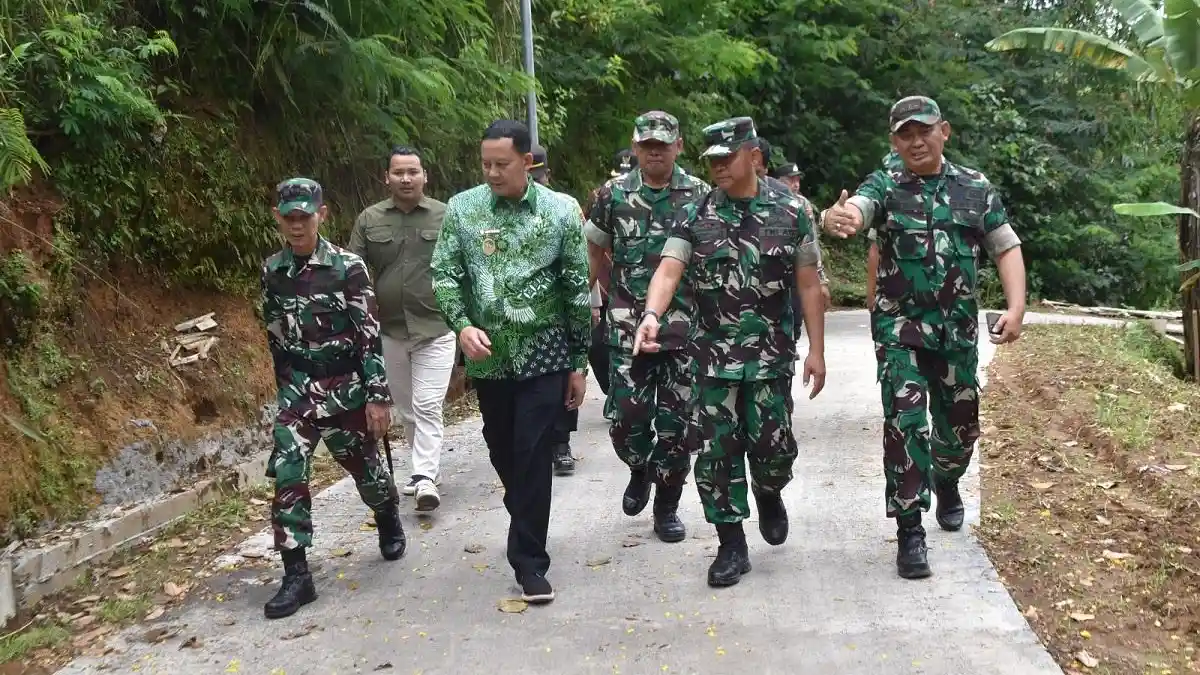 TMMD Sengkuyung Tahap I Kodim 0707/Wonosobo Ditutup, Sukses Bangun Jalan dan Drainase