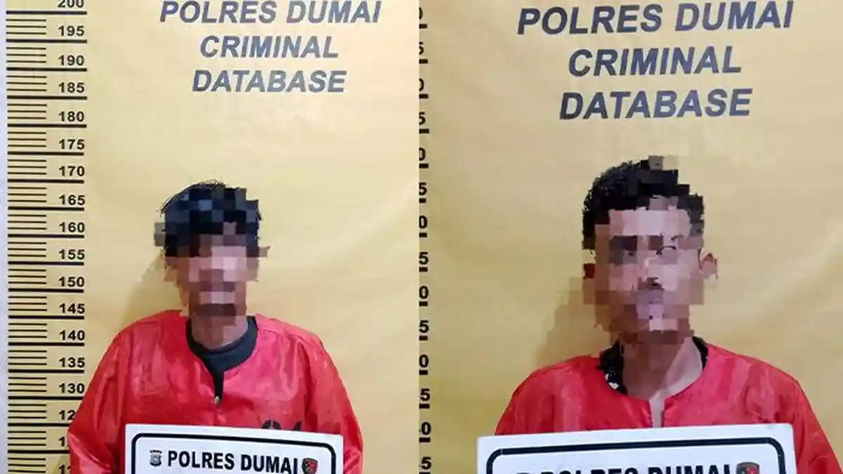 Warung Teman Sendiri Jadi Sasaran, Dua Pemuda Diamankan Polsek Dumai Timur