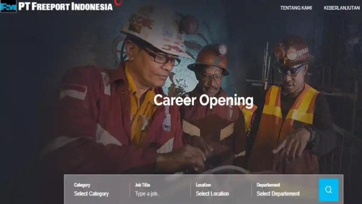 Loker Terbaru 2024: Perusahaan Tambang PT Freeport Buka 2 Lowongan Kerja untuk Lulusan S1 S2