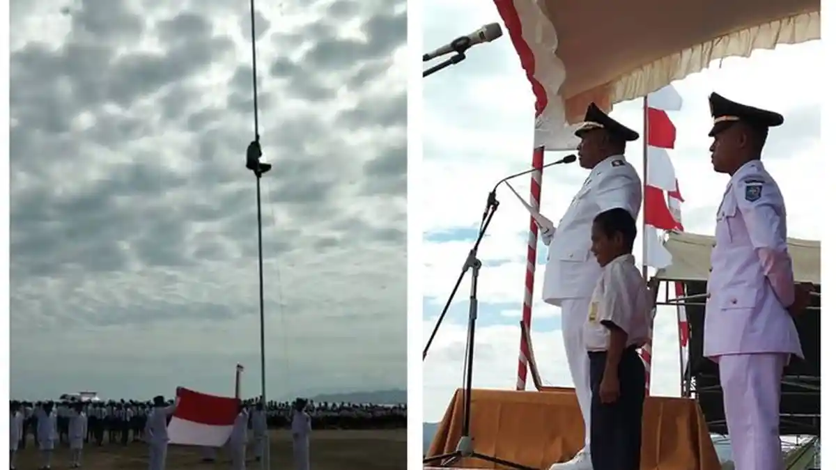 Yohanis Bocah Si Pemanjat Tiang Bendera, Dapat Beasiswa Hingga Sarjana dari PLN