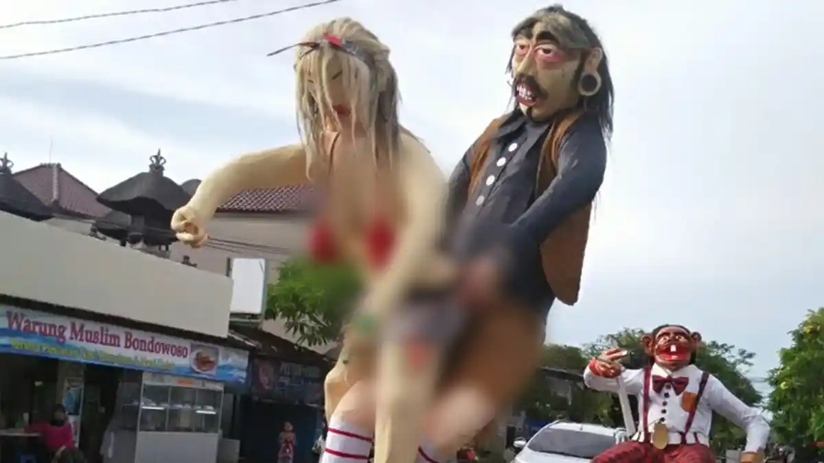Ogoh-ogoh Ini Mempertontonkan Adegan Tak Senonoh, Gagal Paham?