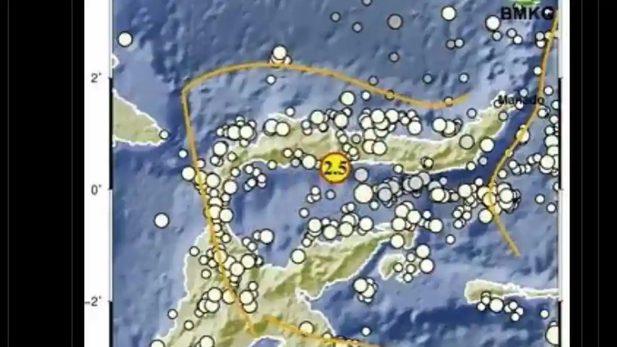 Terjadi Gempa Bumi di Pohuwato Gorontalo Dini Hari, Senin 1 Juni 2026