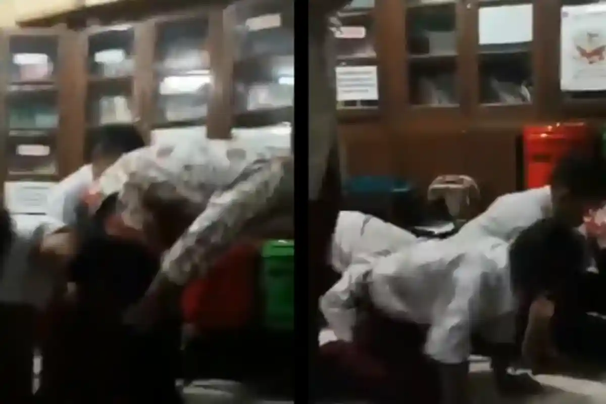 Belajar Salat, Kepala Bocah Ini Kepentok Tubuh Sang Imam, Sikapnya Tetap Khusyuk Curi Perhatian!