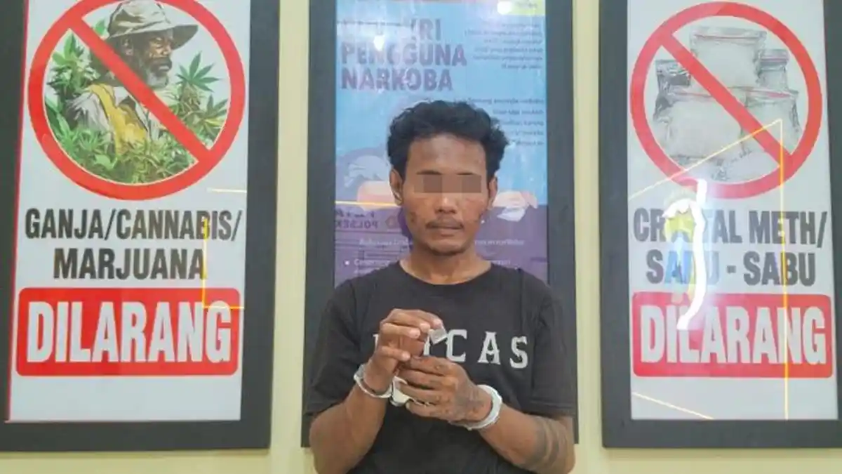 Laporan Warga Berujung Penangkapan Pria di Pulau Sapudi Sumenep, Polisi Sita 0,3 Gram Sabu