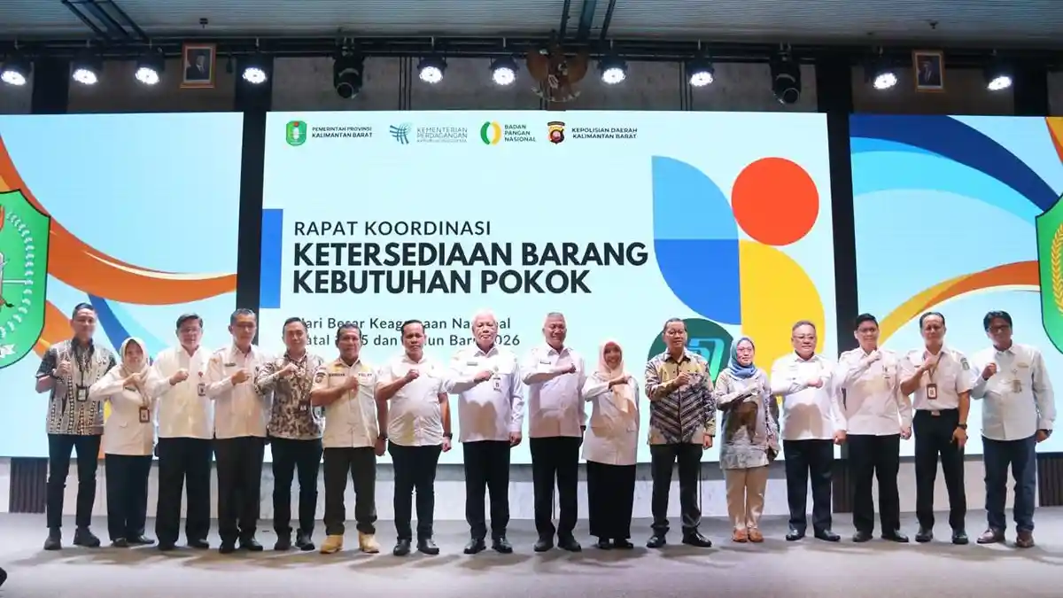 Jelang Nataru, Pemprov Kalbar Pastikan Stok dan Distribusi Bapok Aman dan Terkendali 